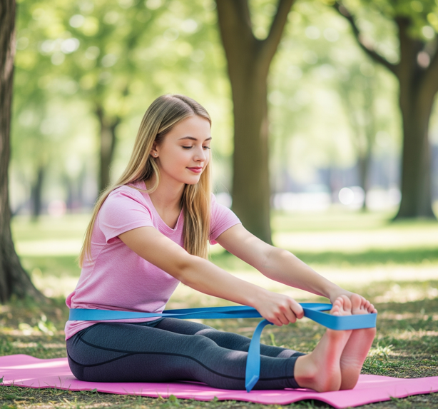 Seated Calf Stretch