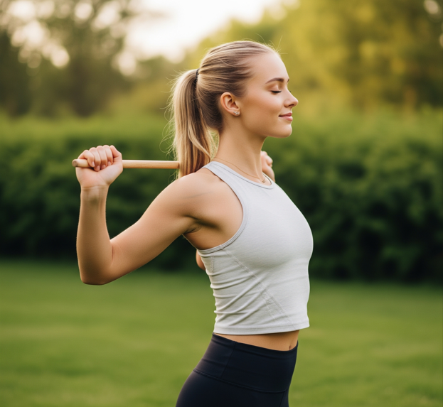 Shoulder Stretch with Stick