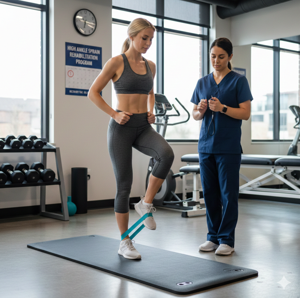 High Ankle Sprain Recovery Time
