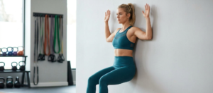 Wall slide stretch